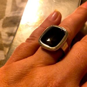 Beautiful Onyx & Sterling Silver Ring